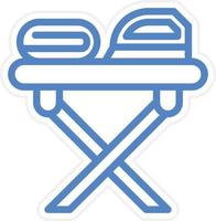 Ironing Board Vector Icon Style