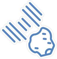 Meteorites Vector Icon Style