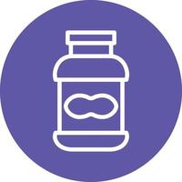 Peanut Butter Vector Icon Design