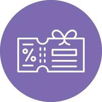 Voucher Vector Icon Design