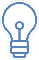 Lightbulb Vector Icon Style