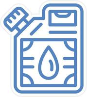 Oil Canister Vector Icon Style