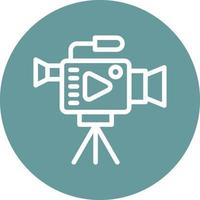 Video Camera Vector Icon Design