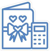 Wedding Cost Vector Icon Style