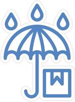 Keep Dry Vector Icon Style