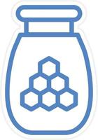 Honey Jar Vector Icon Style