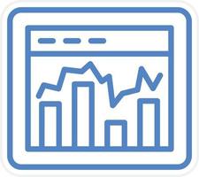 Web Analytics Vector Icon Style