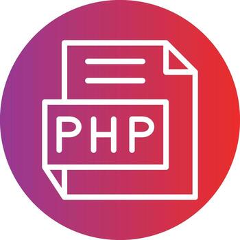 php vector icono diseño