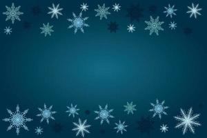 Christmas banner. Place for text. Snowflakes. High quality vector illustration.