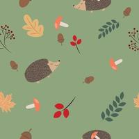 Vector pattern. Pattern for fabric. Autumn pattern. Children's motives.