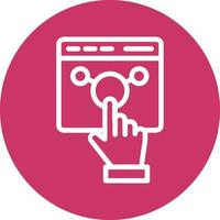 Interact Vector Icon Design