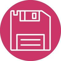 Floppy Disk Vector Icon Design