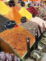 Spices Market with colourful mood. Multicolor spices photo