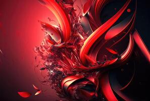 Bright red abstract background. photo