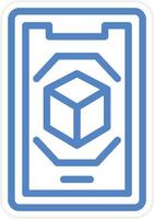 Augmented Reality Vector Icon Style