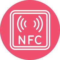 nfc vector icono diseño