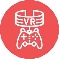 vr juego vector icono diseño