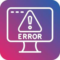 Error Vector Icon Design