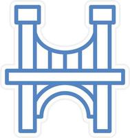 Bridge Vector Icon Style