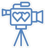 Video Camera Vector Icon Style