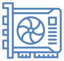 Vga Card Vector Icon Style