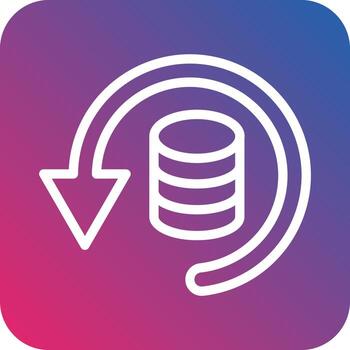 Data Backup Vector Icon Design
