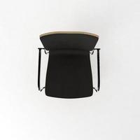 Office Chair 3D rendered realistic furniture top view photo