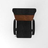 Office Chair 3D rendered realistic furniture top view photo