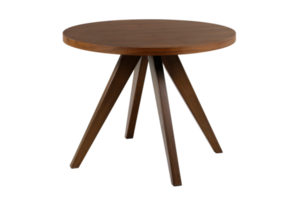 Brown table isolated on a transparent background png