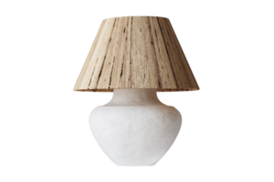 Beige lamp isolated on a transparent background png