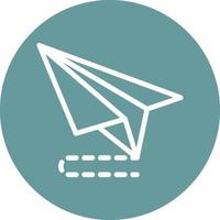 Paper Plane Vector Icon Design