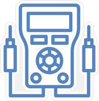 Voltmeter Vector Icon Style