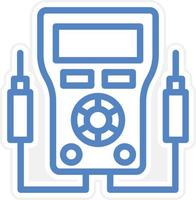 Voltmeter Vector Icon Style