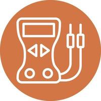 Voltmeter Vector Icon Design