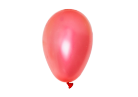 rojo globos aislado en un transparente antecedentes png