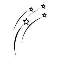 estrella icono vector. brillar ilustración signo. brillar símbolo. espacio logo. vector