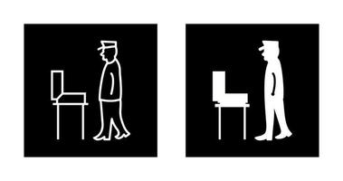 Guard Checking Briefcase Vector Icon