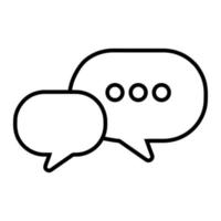 Speech bubble icon vector set. chat illustration sign collection. message symbol or logo.