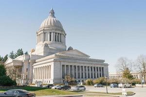 Olympia, USA. March 2019. Washington State Capitol on a spring day photo