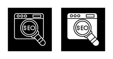 icono de vector de seo