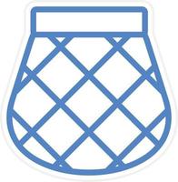 Fish Net Vector Icon Style