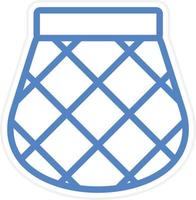 Fish Net Vector Icon Style