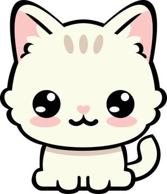 cute cat anime  Playground AI