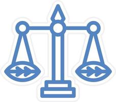 Environmental Law Vector Icon Style