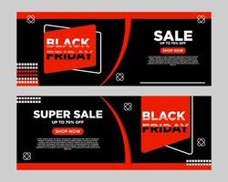 Black Friday banner. Social media vector illustration template for website and mobile website development, email and newsletter design, marketing materials.