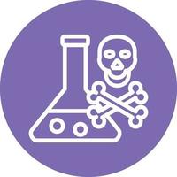 Poison Chemical Vector Icon Design