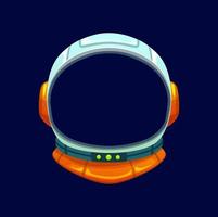 Kids astronaut space helmet for photo booth vector