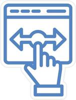 Slide Vector Icon Style