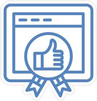 Page Quality Vector Icon Style