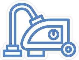 Vacuum Cleaner Vector Icon Style